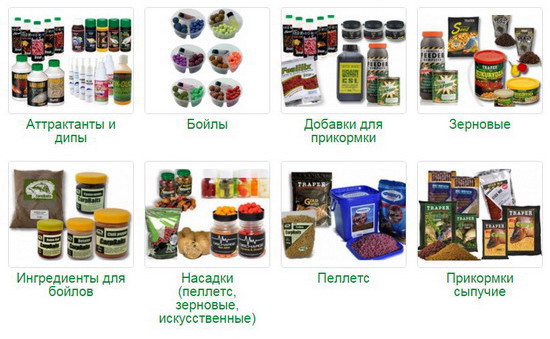 Прикормки и насадки для рыбалки