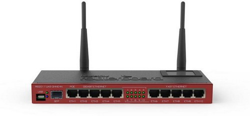 Популярный скоростной Wi-Fi маршрутизатор MikroTik RB2011UAS-2HnD-IN